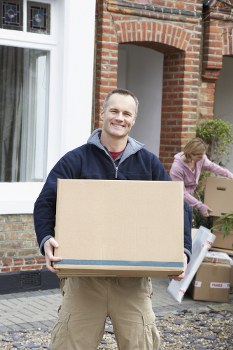 Movers Tooting team sorting reusable and recyclable items during a move
