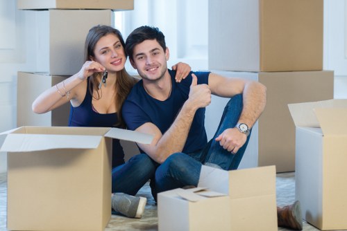 Commercial moving team planning a business relocation in Tooting