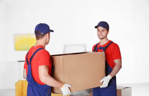 Office removal team planning a business move in Tooting