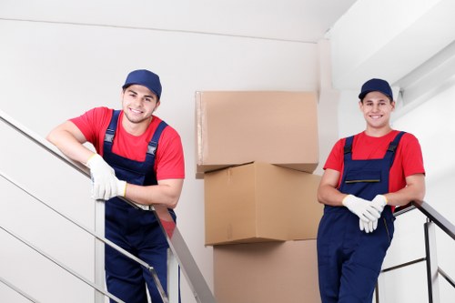Low-carbon moving van used for eco-friendly removals in Tooting