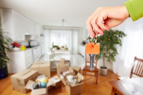 Furniture being handled carefully during a Tooting house removal