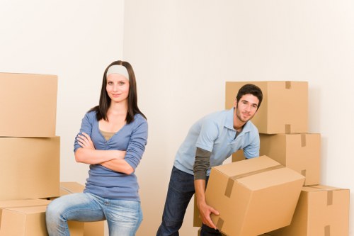 Local removal van prepared for a Tooting property move