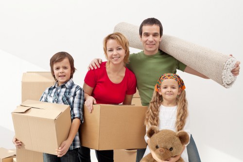 Packing and moving boxes for residential removals in Tooting