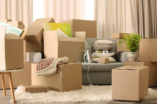 Careful unpacking and room organisation in a local Tooting property